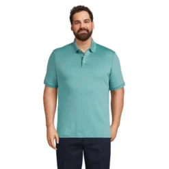 Lands' End Men's Short Sleeve Super Soft Supima Polo Shirt -Clothing store GUEST 5459b347 9c1d 4c9b 9732 56bf66198b6c