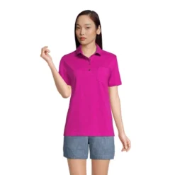 Lands' End Women's Short Sleeve Super T Polo -Clothing store GUEST 56e2b062 1581 44b8 a9ff ff87683d7b3f