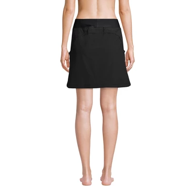 Lands' End Women's Quick Dry Elastic Waist Active Board Skort Swim Skirt 1 Lands' End Women's Quick Dry Elastic Waist Active Board Skort Swim Skirt