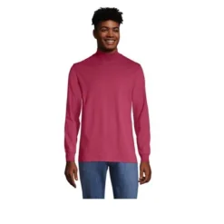 Lands' End Men's Super-T Mock Turtleneck -Clothing store GUEST 5701dc36 4e7b 4bf4 beeb e57923c177bf