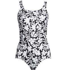 Lands' End Women's Long Chlorine Resistant Scoop Neck Soft Cup Tugless Sporty One Piece Swimsuit -Clothing store GUEST 57ac32e2 bd4e 4d93 868d 2c68498a4d52