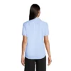 Lands' End School Uniform Women's Short Sleeve Peter Pan Collar Broadcloth Shirt