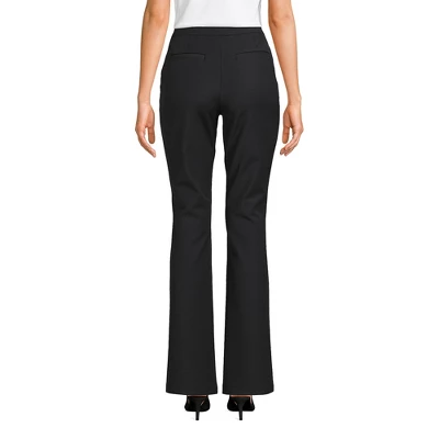 Lands' End Women's High Rise Bi Stretch Pintuck Boot Cut Pants 1 Lands' End Women's High Rise Bi Stretch Pintuck Boot Cut Pants