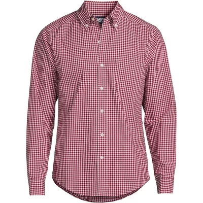 Lands' End Men's Traditional Fit Essential Lightweight Poplin Shirt 13 Lands' End Men's Traditional Fit Essential Lightweight Poplin Shirt - Image 13