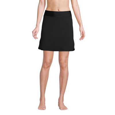 Lands' End Women's Quick Dry Elastic Waist Active Board Skort Swim Skirt 2 Lands' End Women's Quick Dry Elastic Waist Active Board Skort Swim Skirt - Image 2