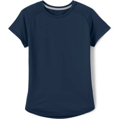 Lands' End School Uniform Girls Short Sleeve Active Gym T-shirt 3 Lands' End School Uniform Girls Short Sleeve Active Gym T-shirt - Image 3