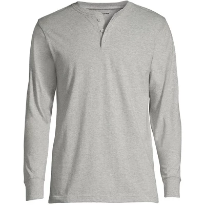 Lands' End Men's Super-T Long Sleeve Henley Shirt 6 Lands' End Men's Super-T Long Sleeve Henley Shirt - Image 6