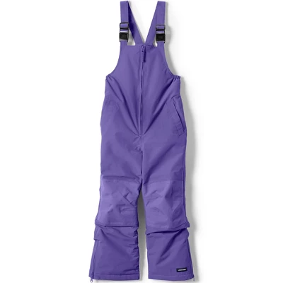 Lands' End Kids Slim Squall Waterproof Iron Knee Bib Snow Pants 7 Lands' End Kids Slim Squall Waterproof Iron Knee Bib Snow Pants - Image 7