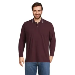 Lands' End Men's Comfort First Long Sleeve Solid Mesh Polo -Clothing store GUEST 5d3c86bf 9288 46bd 8ea0 71ce2ba4eb50