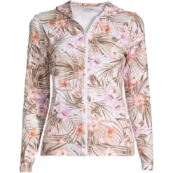 Lands' End Women's Hooded Full Zip Long Sleeve Rash Guard UPF 50 Sun Protection Cover-up Pockets 10 Lands' End Women's Hooded Full Zip Long Sleeve Rash Guard UPF 50 Sun Protection Cover-up Pockets -Clothing store GUEST 5d4db862 a411 4e6f 88f7 d4c29746a795