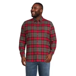 Lands' End Men's Traditional Fit Flagship Flannel Shirt -Clothing store GUEST 5d597087 3c8b 42af b0d7 0529c128a5cd