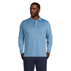 Lands' End Men's Long Sleeve Super Soft Supima Polo Shirt -Clothing store GUEST 5d5cca97 63b4 4318 9df4 dc67169fed2e
