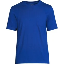 Lands' End Men's Super-T Short Sleeve T-Shirt With Pocket -Clothing store GUEST 5dc3b6d7 e779 461b 8658 4578f6697a47