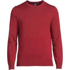 Lands' End Men's Fine Gauge Supima Cotton Crewneck Sweater -Clothing store GUEST 5df74e6e 207d 438a 926b 963c84be713d