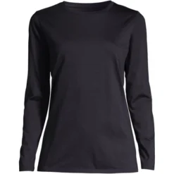 Lands' End Women's Tall Relaxed Supima Cotton Long Sleeve Crewneck T-Shirt -Clothing store GUEST 5e1a3755 d343 4da3 865e 08d1b0e3994e 1