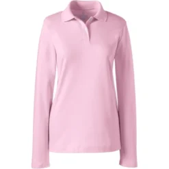 Lands' End School Uniform Women's Long Sleeve Feminine Fit Mesh Polo Shirt -Clothing store GUEST 5e884d18 c651 44e4 811a b808771be435