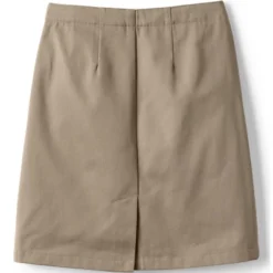 Lands' End School Uniform Girls Blend Chino Skort Top Of Knee