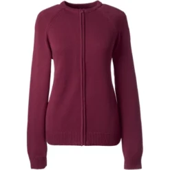 Lands' End School Uniform Women's Cotton Modal Zip-front Cardigan Sweater 7 Lands' End School Uniform Women's Cotton Modal Zip-front Cardigan Sweater -Clothing store GUEST 603cffa9 3750 4580 b12f 889998d41f6a