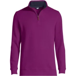 Lands' End Men's Bedford Rib Quarter Zip Sweater -Clothing store GUEST 606c326f fcc0 4ff2 8c51 4d827b2b92d7