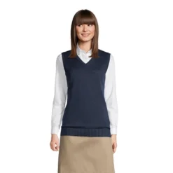 Lands' End School Uniform Women's Cotton Modal Sweater Vest 3 Lands' End School Uniform Women's Cotton Modal Sweater Vest -Clothing store GUEST 60f6cefc 4c8d 484e b660 9ff1eabe2ff5