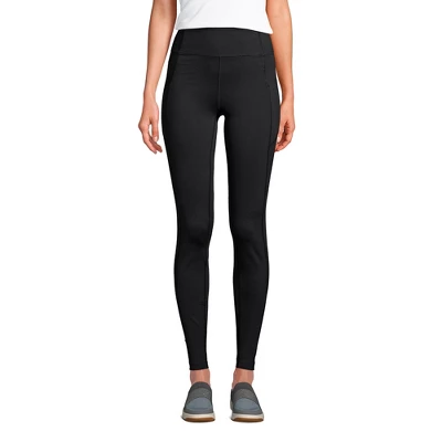 Lands' End Women's Active High Rise Compression Slimming Pocket Leggings 2 Lands' End Women's Active High Rise Compression Slimming Pocket Leggings - Image 2