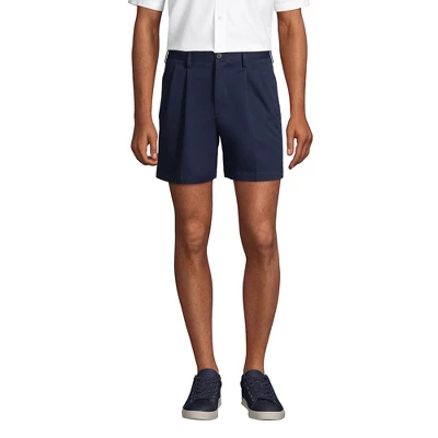 Lands' End Lands' End Men's Traditional Fit Pleated 6" No Iron Chino Shorts 5 Lands' End Lands' End Men's Traditional Fit Pleated 6" No Iron Chino Shorts - Image 5