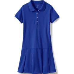 Lands' End School Uniform Girls Short Sleeve Mesh Polo Dress -Clothing store GUEST 622284e4 a4df 4ba4 9f77 c4a784fbb892