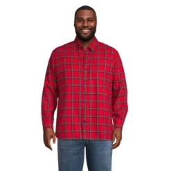 Lands' End Men's Traditional Fit Flagship Flannel Shirt -Clothing store GUEST 62d09bd3 2aff 4b43 b79c 6a6e088a6ba1