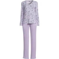 Lands' End Women's Cozy 2 Piece Pajama Set - Long Sleeve Top And Pants 10 Lands' End Women's Cozy 2 Piece Pajama Set - Long Sleeve Top And Pants -Clothing store GUEST 653e31f3 2f1c 4e0a b2fd 33d70e26c928