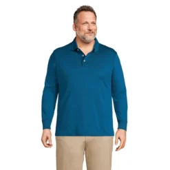 Lands' End Men's Long Sleeve Super Soft Supima Polo Shirt -Clothing store GUEST 667b0f58 445c 42ae 8c39 745c5a05ffb4