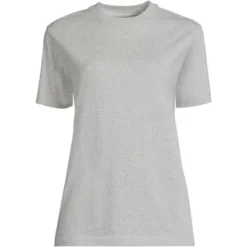 Lands' End Women's Short Sleeve Super T Crew Neck T-shirt