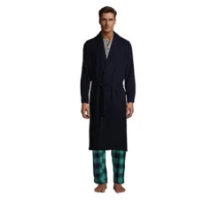 Lands' End Men's Flannel Robe -Clothing store GUEST 66c32102 c68b 4ad2 aee2 5ae6ec8ac1ed