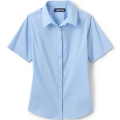 Lands' End School Uniform Girls No Gape Short Sleeve Stretch Shirt -Clothing store GUEST 678c6f0a 9666 4f7e bab6 e435012ebbb6
