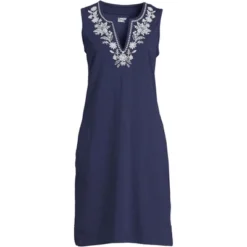 Lands' End Women's Cotton Jersey Sleeveless Swim Cover-up Dress 27 Lands' End Women's Cotton Jersey Sleeveless Swim Cover-up Dress -Clothing store GUEST 67e46859 74bd 4d19 8ab8 ecc336df5b11