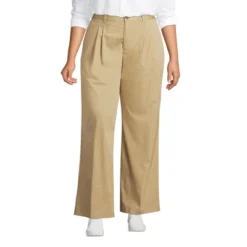 Lands' End Women's High Rise Crisp Poplin Chino Wide Leg Pants 13 Lands' End Women's High Rise Crisp Poplin Chino Wide Leg Pants -Clothing store GUEST 68805d8a 1d9d 4527 b78b fb5376de583d