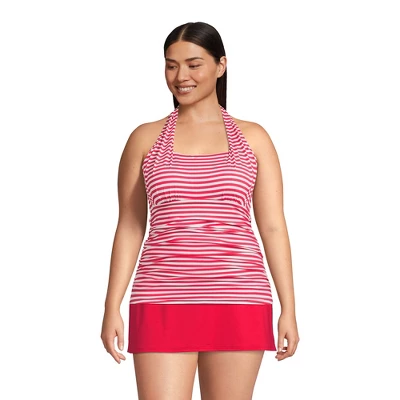 Lands' End Women's Chlorine Resistant Square Neck Halter Tankini Swimsuit Top 6 Lands' End Women's Chlorine Resistant Square Neck Halter Tankini Swimsuit Top - Image 6