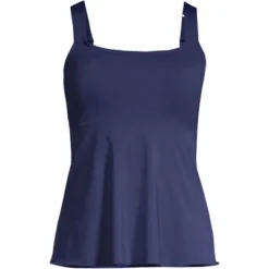 Lands' End Women's Flutter Scoop Neck Tankini Top Comfort Adjustable Straps -Clothing store GUEST 6a58a553 ccda 443f b525 a48ff9165819
