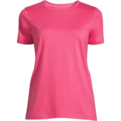 Lands' End Women's Relaxed Supima Cotton Short Sleeve Crewneck T-Shirt -Clothing store GUEST 6a9f873e 951b 46c8 9c67 ee7bc8e0e1ff