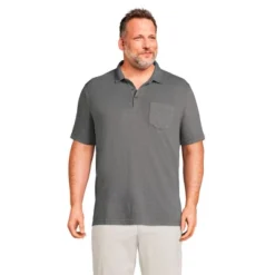 Lands' End Men's Short Sleeve Slub Pocket Polo -Clothing store GUEST 6ae45f42 e2d0 4169 b65e 436ecdf2e639