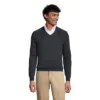School Uniform Young Men's Cotton Modal V-neck Sweater