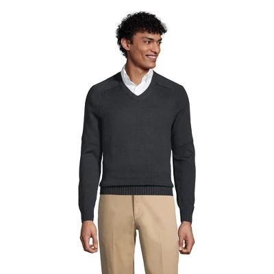School Uniform Young Men's Cotton Modal V-neck Sweater 1 School Uniform Young Men's Cotton Modal V-neck Sweater