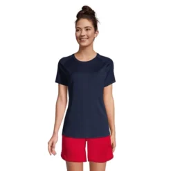 Lands' End School Uniform Women's Short Sleeve Active Gym T-shirt -Clothing store GUEST 6d662c09 f669 4079 bd11 f6874085595c