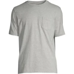 Lands' End Men's Super-T Short Sleeve T-Shirt With Pocket -Clothing store GUEST 6dbfca79 9d00 4248 ab50 ccf80b26ddf8