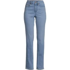 Lands' End Women's Recover High Rise Straight Leg Blue Jeans 12 Lands' End Women's Recover High Rise Straight Leg Blue Jeans -Clothing store GUEST 6e0aead2 6427 4ce2 923b 55ca85790b84