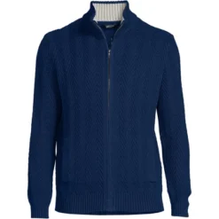 Lands' End Men's Cotton Drifter Zip Cardigan -Clothing store GUEST 6e9e4780 fa00 43b1 a714 643359e7a96f