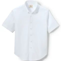Lands' End School Uniform Boys Short Sleeve No Iron Pinpoint Dress Shirt -Clothing store GUEST 7052f634 c745 4408 9a4d 70c13de286f5
