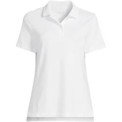 Lands' End School Uniform Women's Short Sleeve Feminine Fit Interlock Polo Shirt -Clothing store GUEST 7071e05f 773e 4834 bf98 2f5b49cb8ace