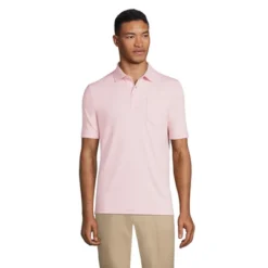 Lands' End Men's Short Sleeve Super Soft Supima Polo Shirt With Pocket -Clothing store GUEST 70c098da 8c92 4703 8e7e 384ee3ac6ed0