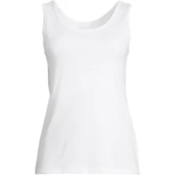 Lands' End Women's Tall Cotton Tank Top -Clothing store GUEST 70cd5a9a 2cb0 4055 a661 301bb309d95b 1