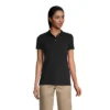 School Uniform Young Women's Short Sleeve Feminine Fit Mesh Polo Shirt